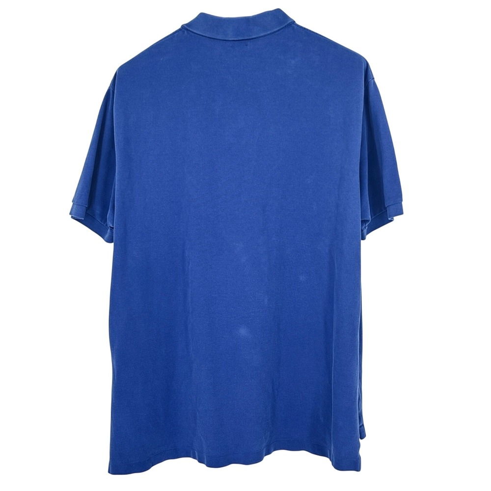 Polo Ralph Lauren Polo Shirt Men's Preppy Classic Fit Logo 100% Cotton Blue XXL - Picture 3 of 7